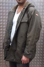 German Military Style Parka Fully Lined Green NEW