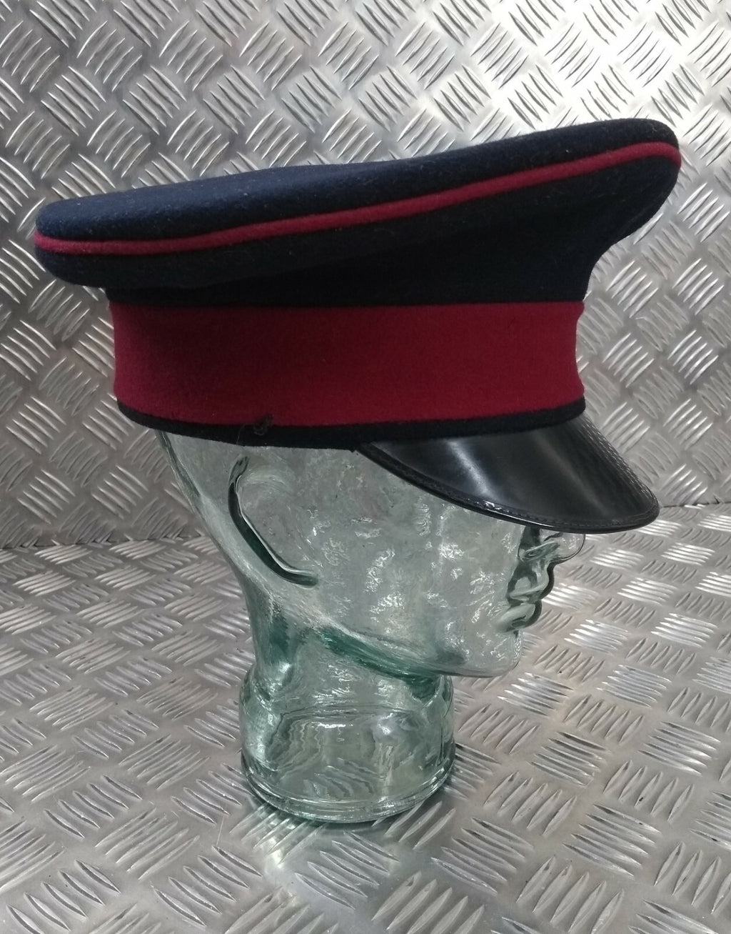 Genuine Vintage British Army Issue RAMC Regimental Dress Hat 1968 Size 7