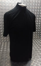 Black Technical Delta Stealth Self Wicking Technical Activewear Top Short Sleeve