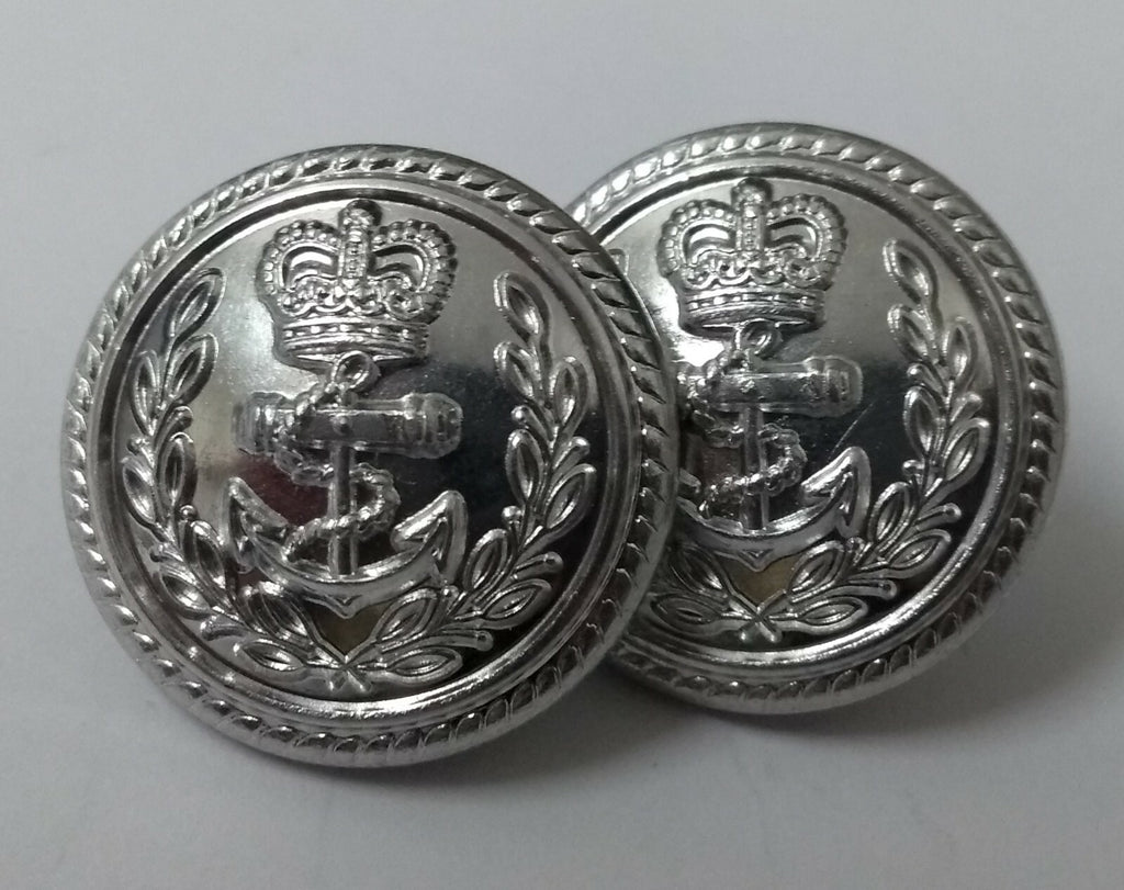 Genuine British Royal Navy Officers Flag Dress Buttons X10 RN Insignia ASBT119