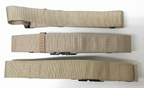 3 Army Webbing Belts British Desert with Quick Release Buckles