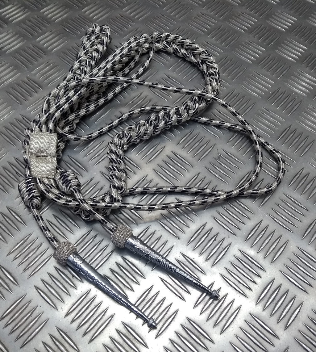 Oman Silver Aiguillette Senior Officer Blue Fleck Ceremonial UK Made