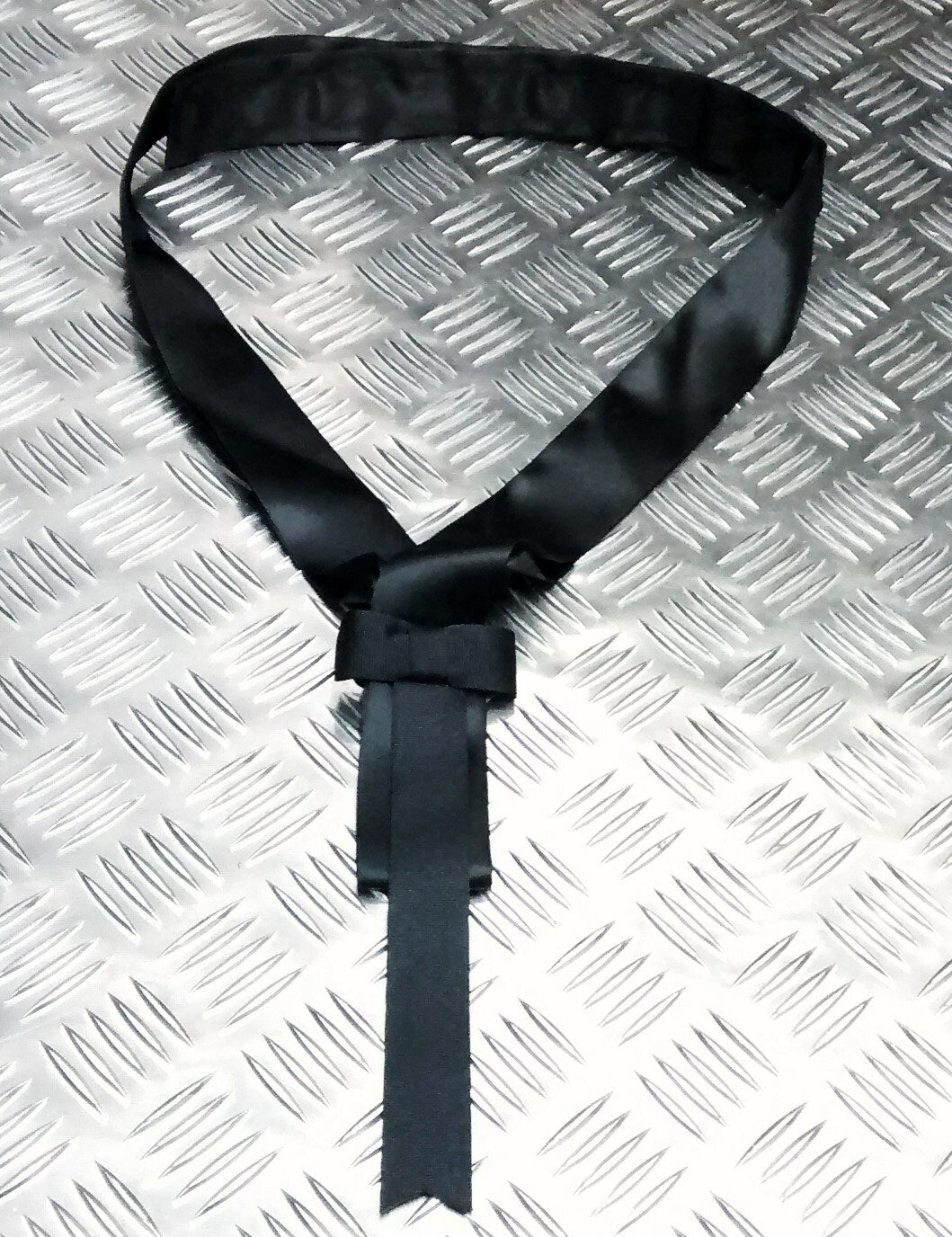 Genuine British Royal Navy Class 2 Silk Scarf Ensemble Black "Square Rig Scarf"