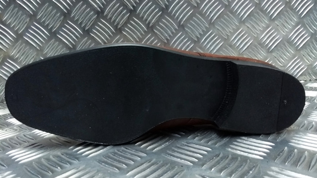 Hobson Dress Shoe Lightweight Uniform Issue Formal Brown Leather Moulded Sole