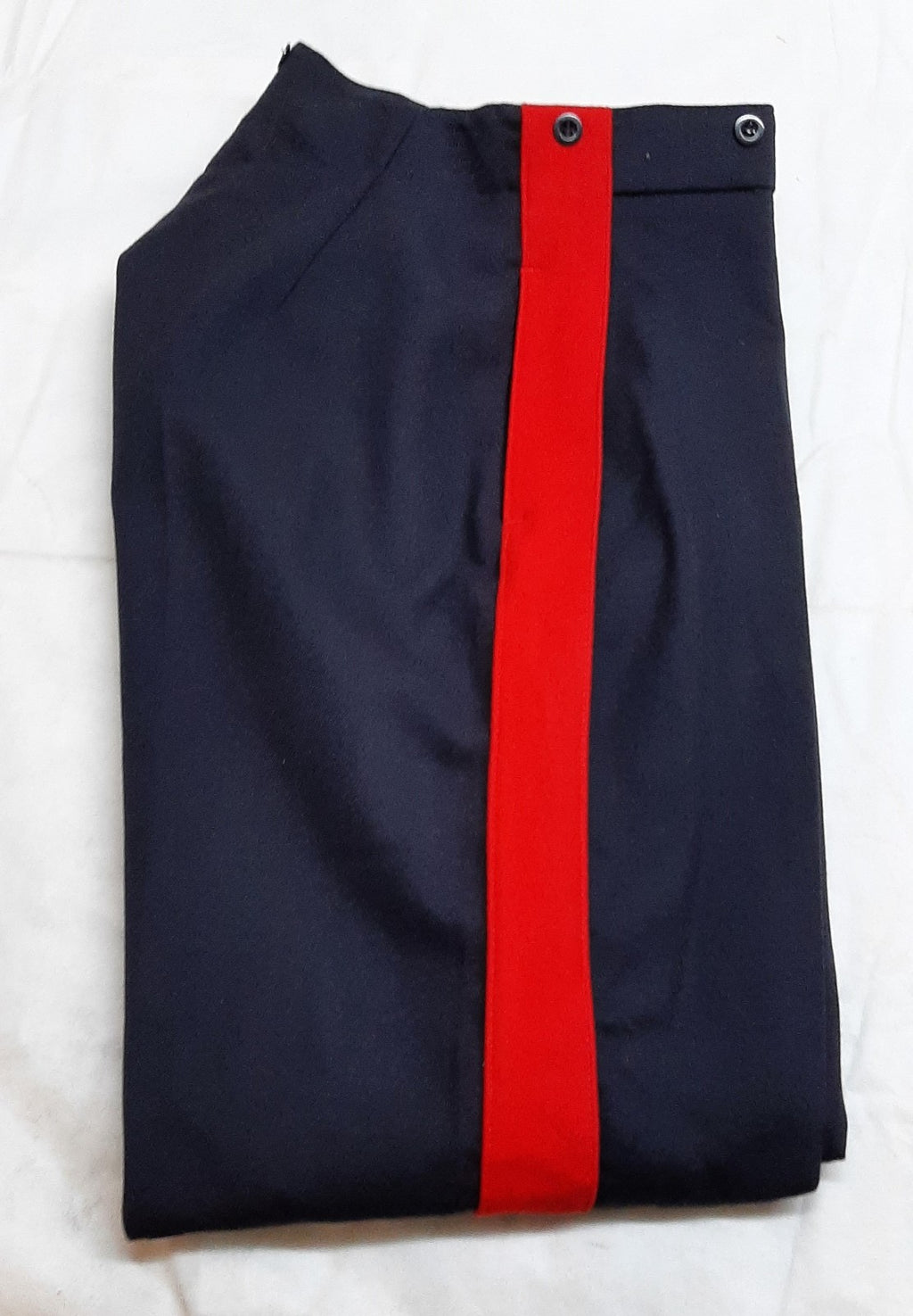 No1 Army Trousers British All Ranks Blues Red Stripe Dress Uniform W37" L32"