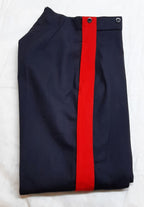 No1 Army Trousers British All Ranks Blues Red Stripe Dress Uniform W37" L32"
