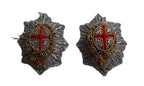 Blues & Royals Rank Stars (Gold / Silver) Hand Embroidered H/E Insignia 1 Pair