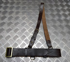 Vintage Sam Browne issue Leather Belt and Cross Over Strap