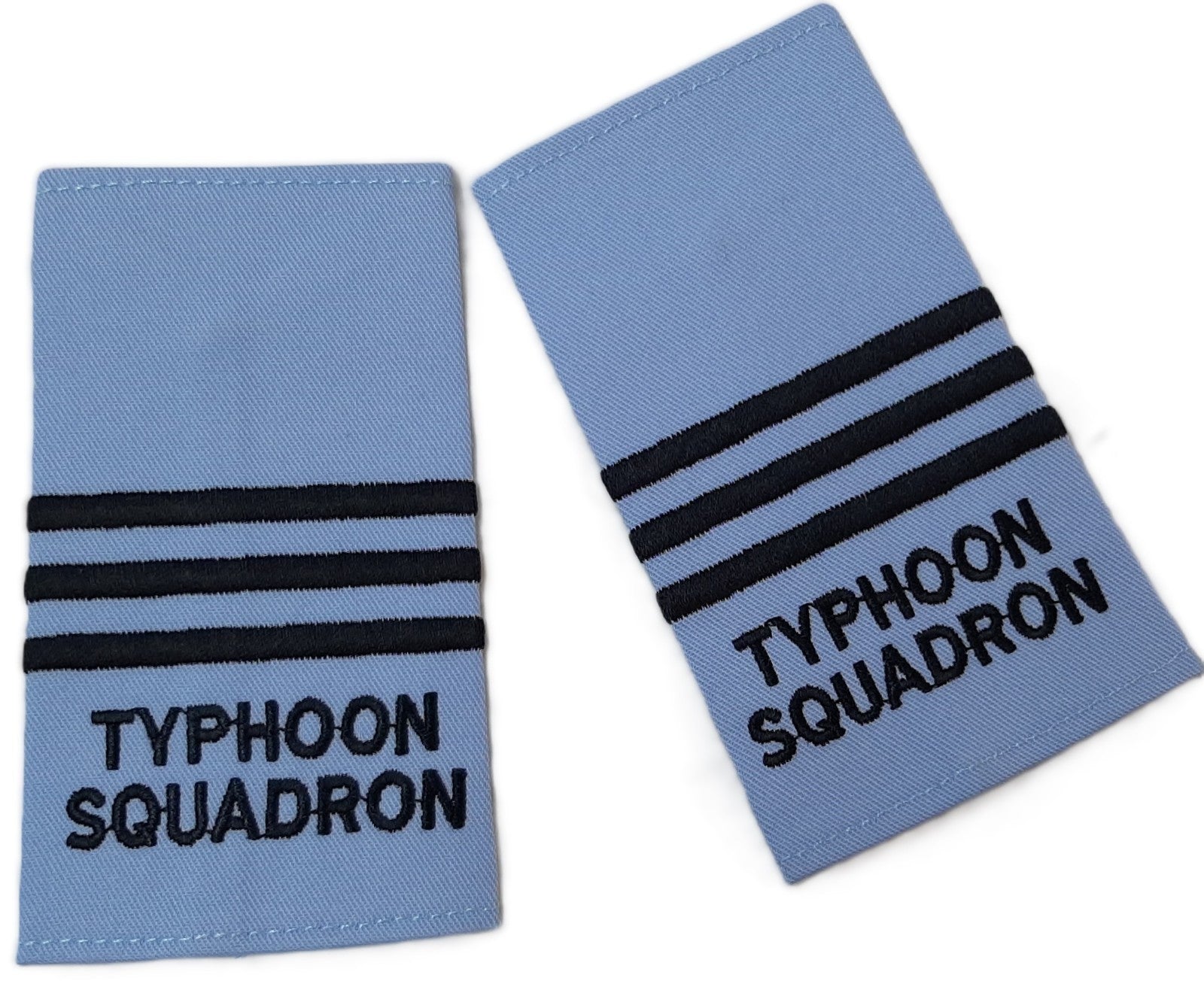 Typhoon Squadron Slides MTP RAF Royal Air Force Blue Shoulder Sliders 3 Bar