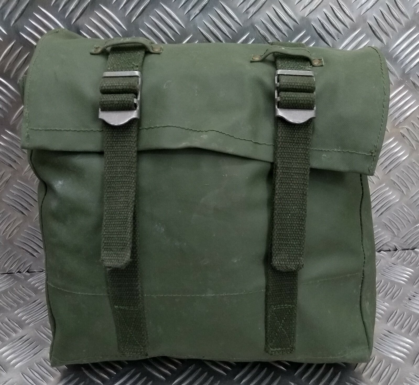 Vintage Pack Vinyl Heavy Duty Back Pack Pannier Side Bag