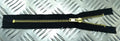 Genuine British Black 20cm Closed End Metal Zip Zipper