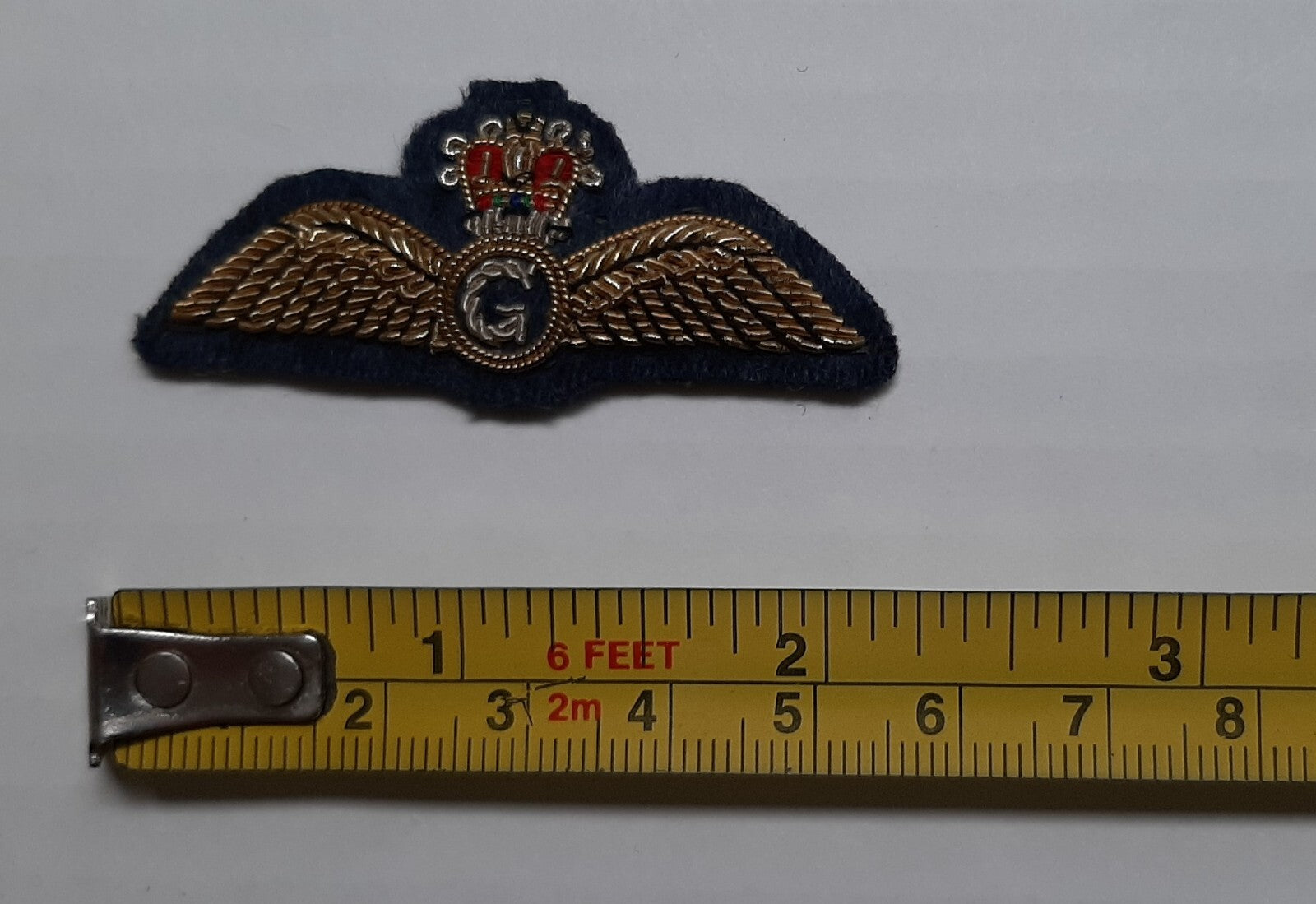 RAF Royal Air Force Glider Instructor Mess Dress Badge Old Pattern Air Force Patch