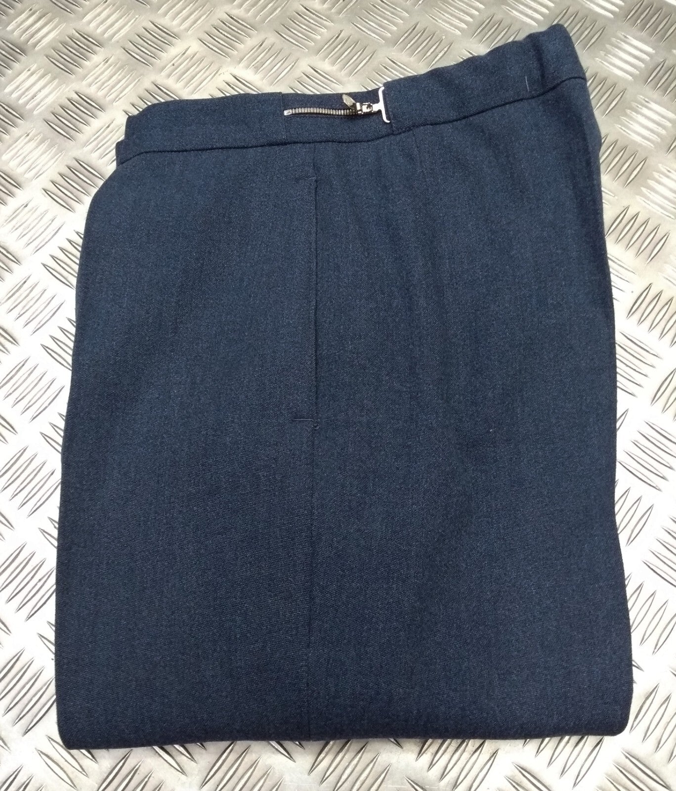 Vintage Trousers RAF Royal Air Force Dress Old Pattern Air Force Blue Grey Colour Waist 33"