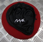Wool Beret Red MAK Headwear England Lined Wool Uniform Cap New Old Stock 7