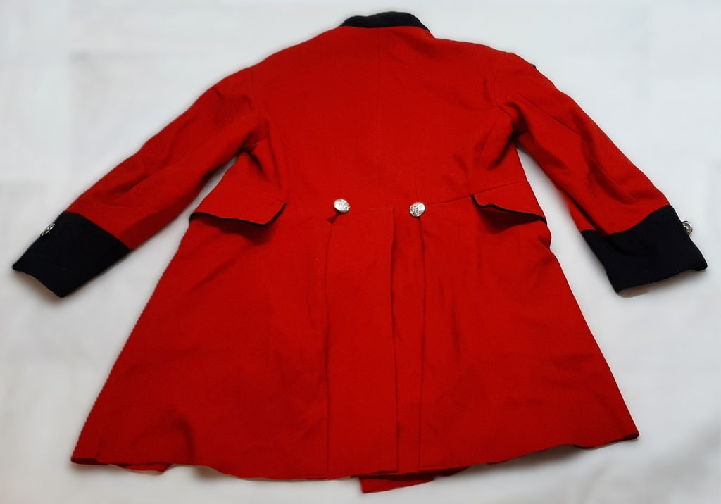 Red Long Coat Royal Hospital Chelsea Queens Crown British Army Uniform Faulty