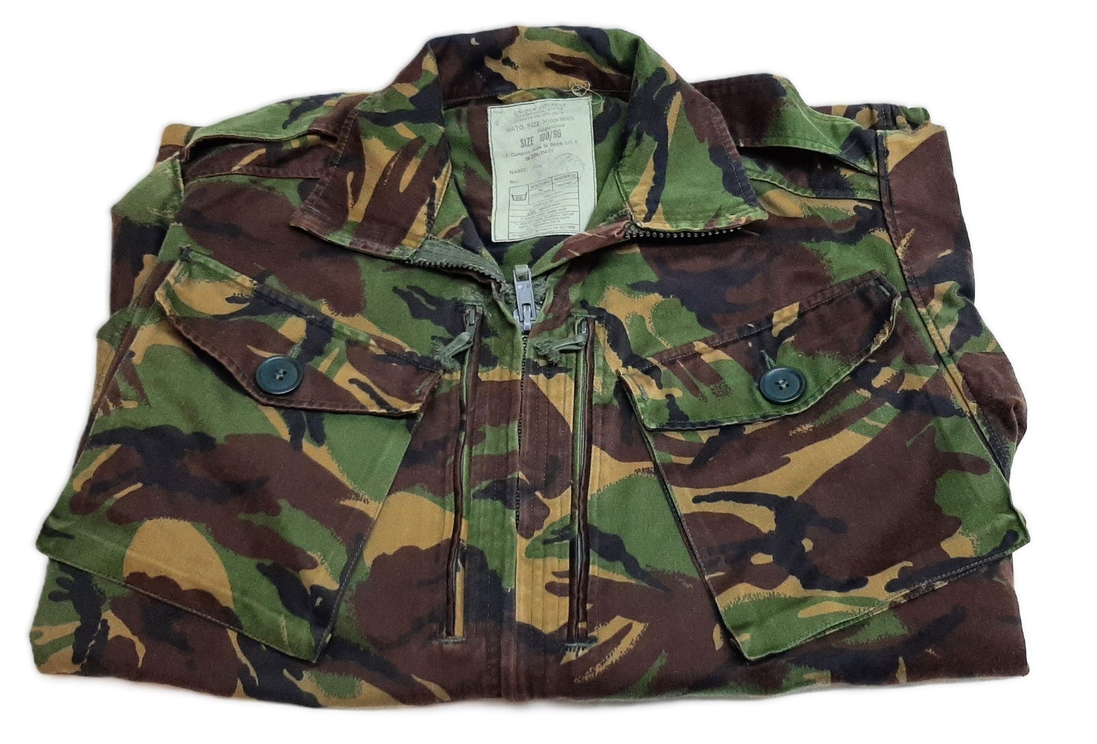 1990s Combat Smock / Jacket British Army DPM Camo Temperate Pattern 170-96cm