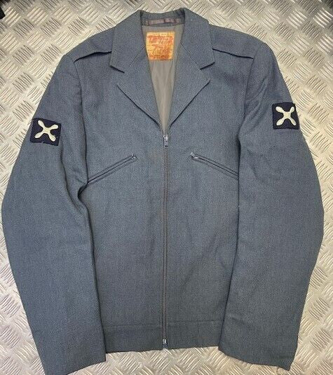RAF Royal Air Force Vintage Airforce Jacket G P General Purpose Blue Grey Size: 180/88cm