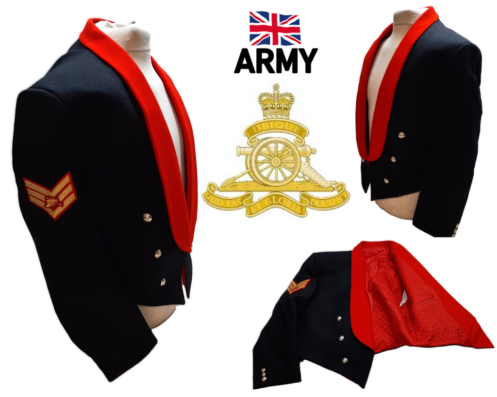 British Mess Dress Jacket Royal RA By G D Golding New/Unissued