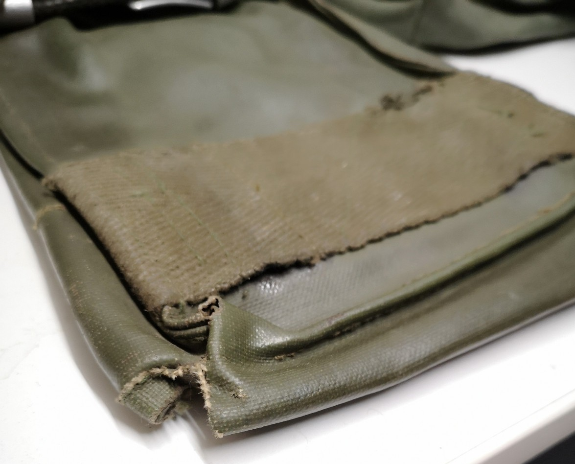 Vintage Army Issue Heavy-duty Vinyl Backpacks Belts Yokes & Pouches Heavy Wear