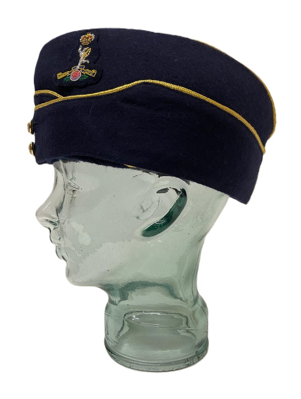 Royals Signals Side Hat / Forage Cap Army Style with Badge - NEW
