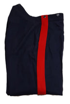 No1 Dress Trousers Blue With 2"  Scarlet Striping Waist 96cm