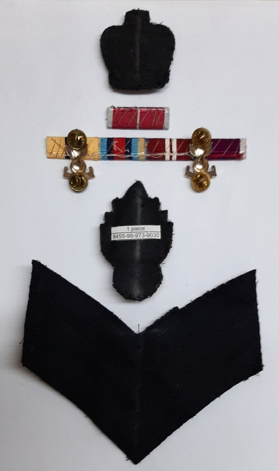 No1 Dress Badges R.E Engineers SSGT / Skill at Arms /Collar Dogs / Medal Ribbon