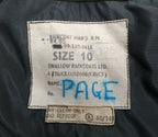Vintage RM British Issue Single Breasted Long Rain Coat Sz 10