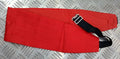 Genuine Vintage British Made Scarlet Red Pleated Mess Dress Cummerbund 36" X 4¼"
