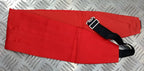 Genuine Vintage British Made Scarlet Red Pleated Mess Dress Cummerbund 36" X 4¼"