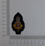 RAEC Hat / Cap Badge Hand Embroidered Vintage New Old Stock