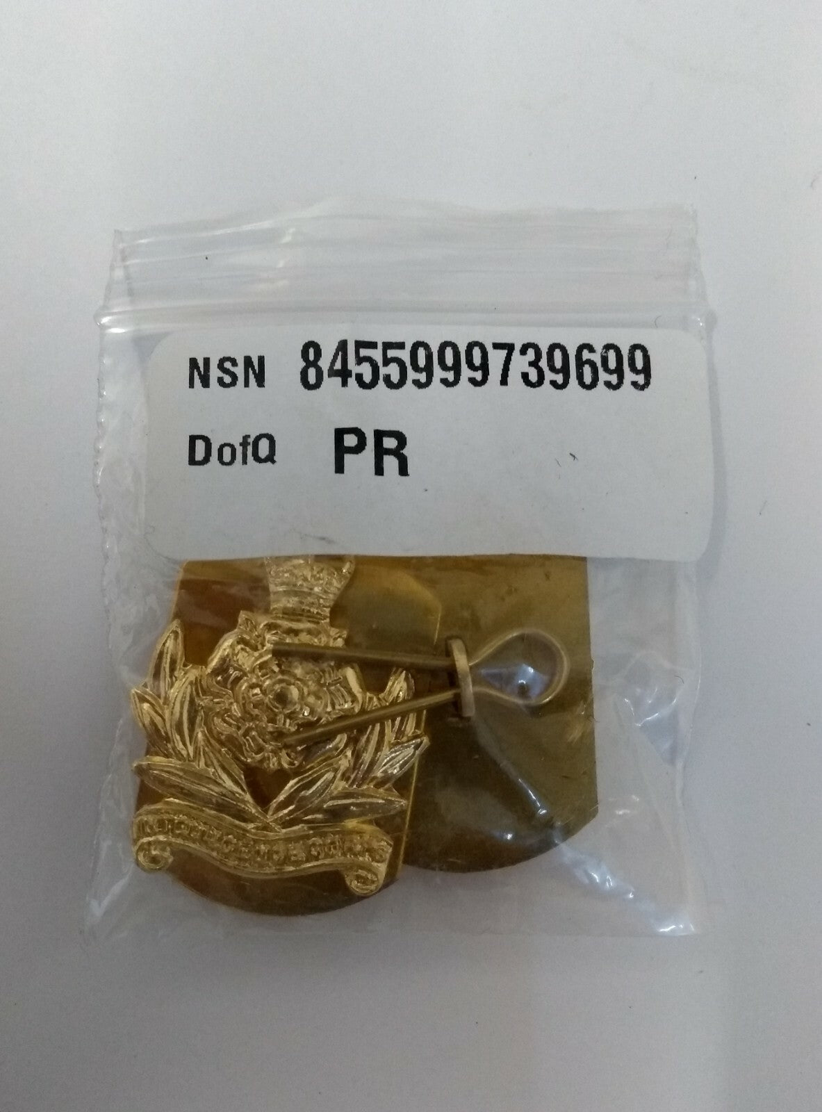 Army Intelligence Corps Collar Dogs Split Pin- New T2