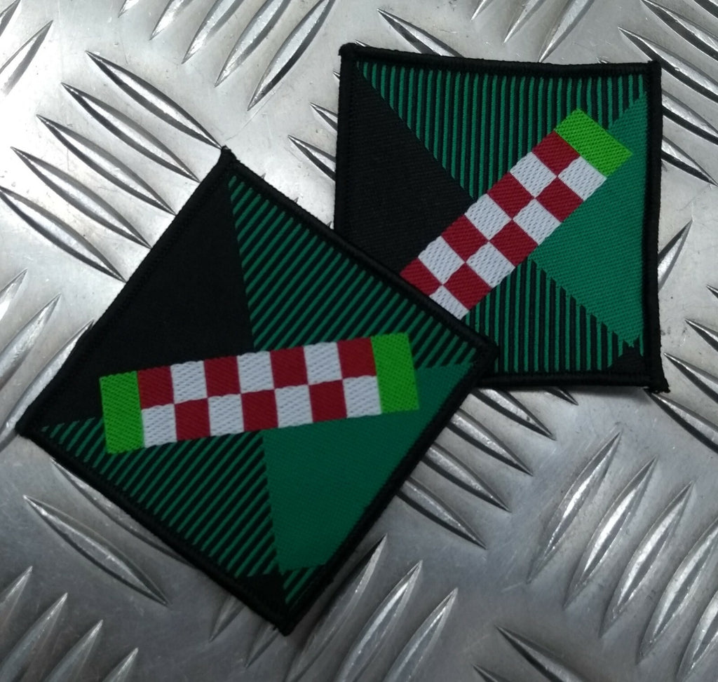 British Army Issue Argyll & Sutherland Highlanders Tartan TRF Patch X2