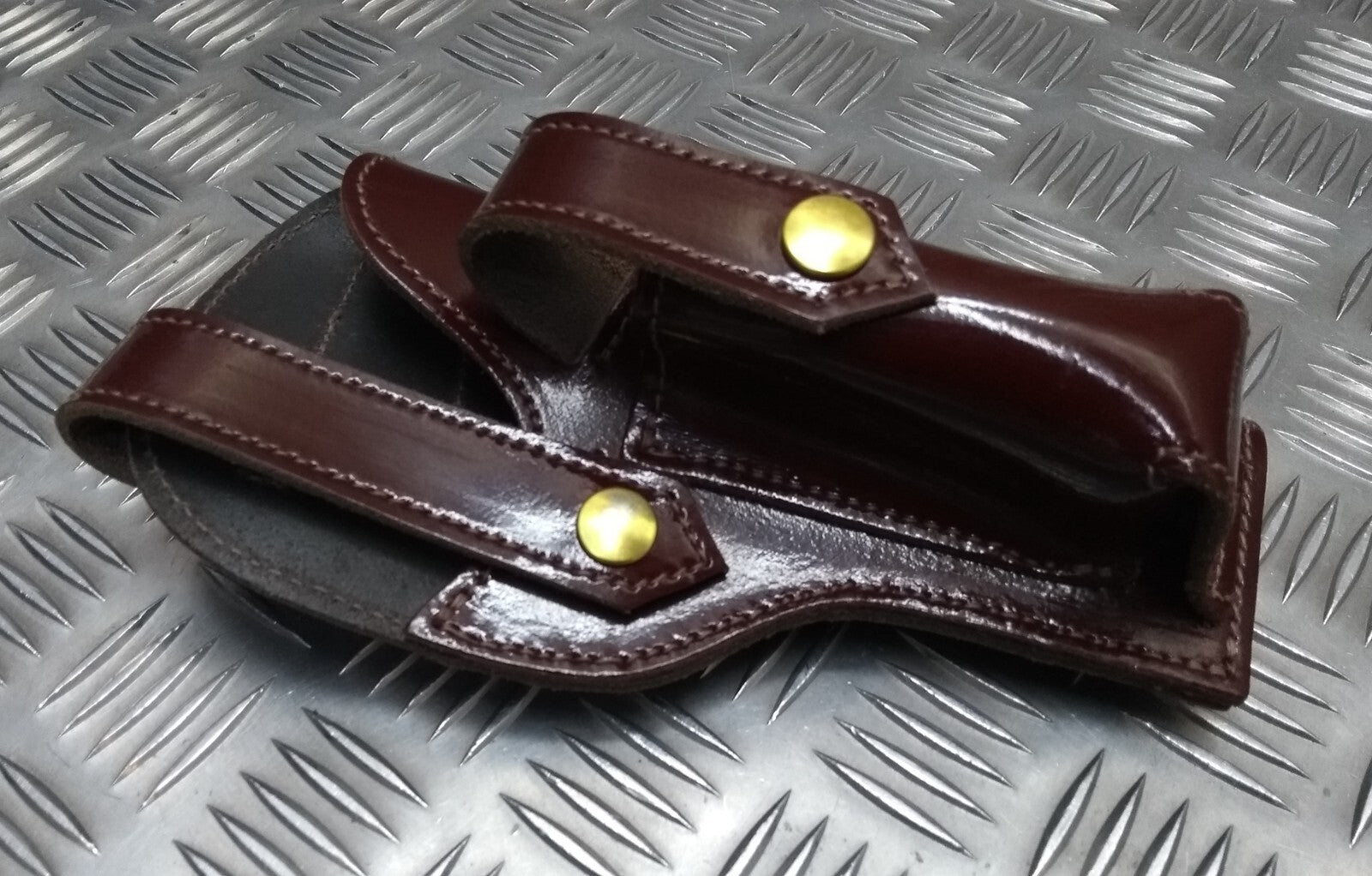 Dubai Parade Holster Brown Leather Ceremonial Issue Made in England