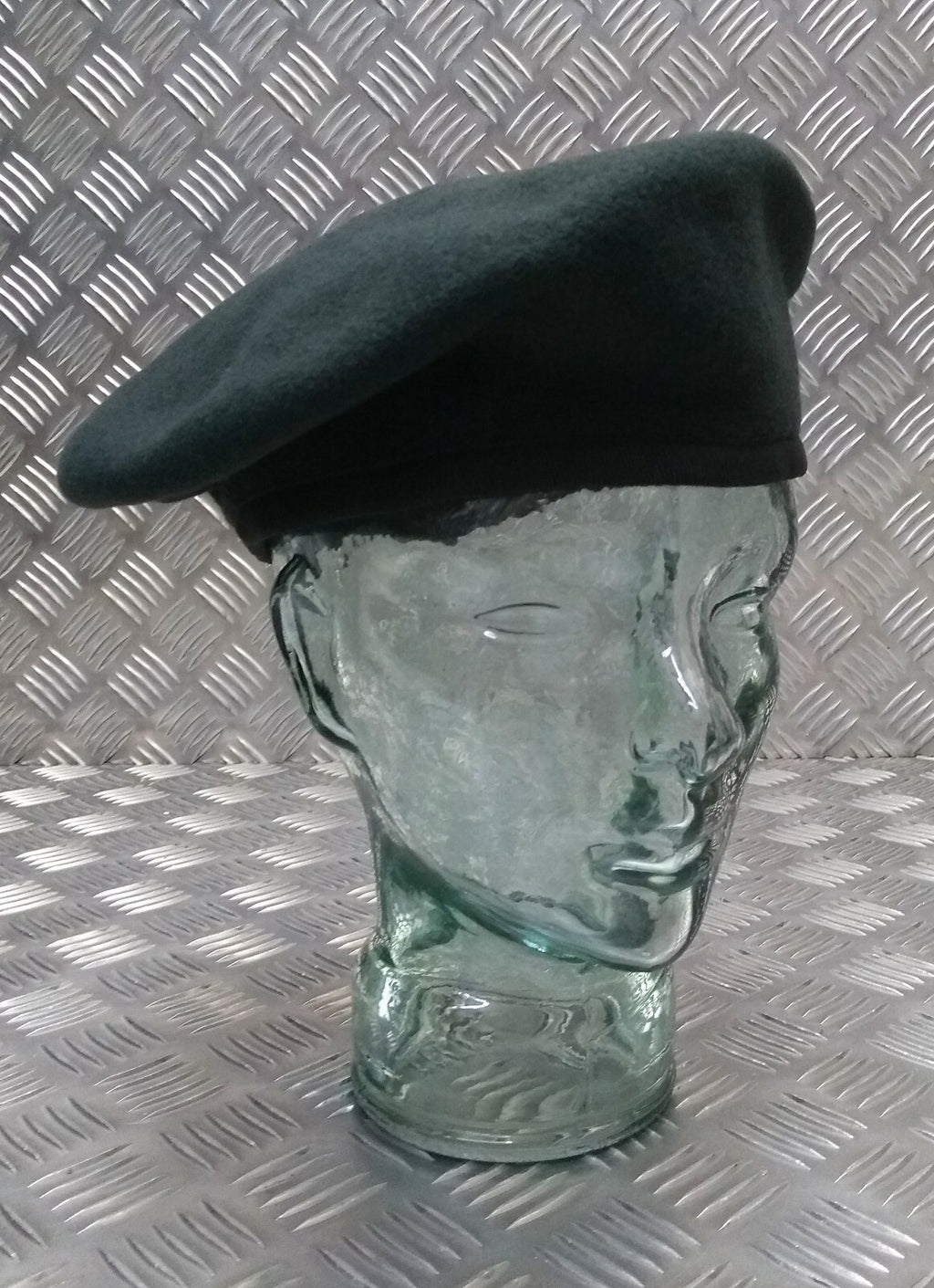 Rifles Green Wool Beret Genuine Hobson London Issue Lined Bonnet 7 1/2