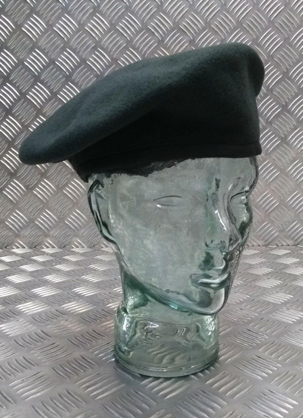 Rifles Green Wool Beret Genuine Hobson London Issue Lined Bonnet 7 1/2