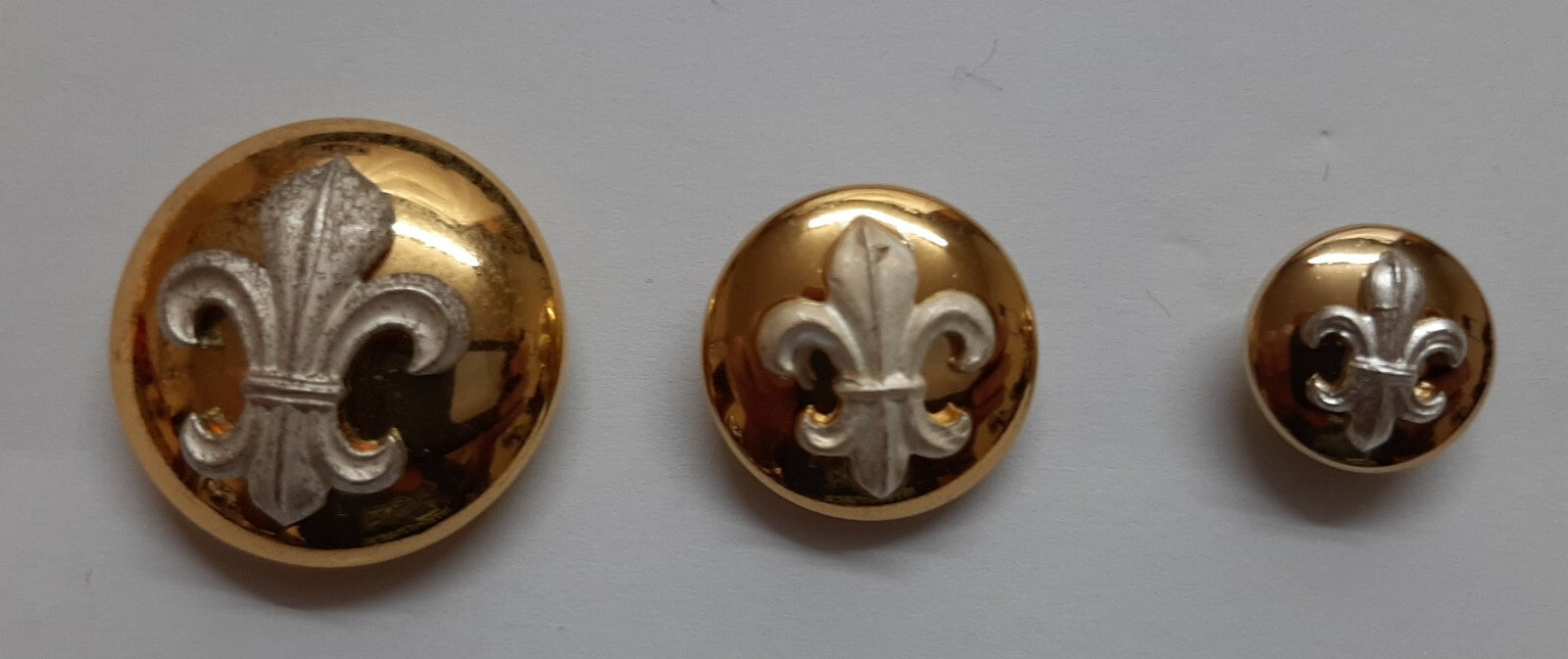 Duke of Lancaster Small Buttons X3 Sizes Dress British Army Raised Insignia