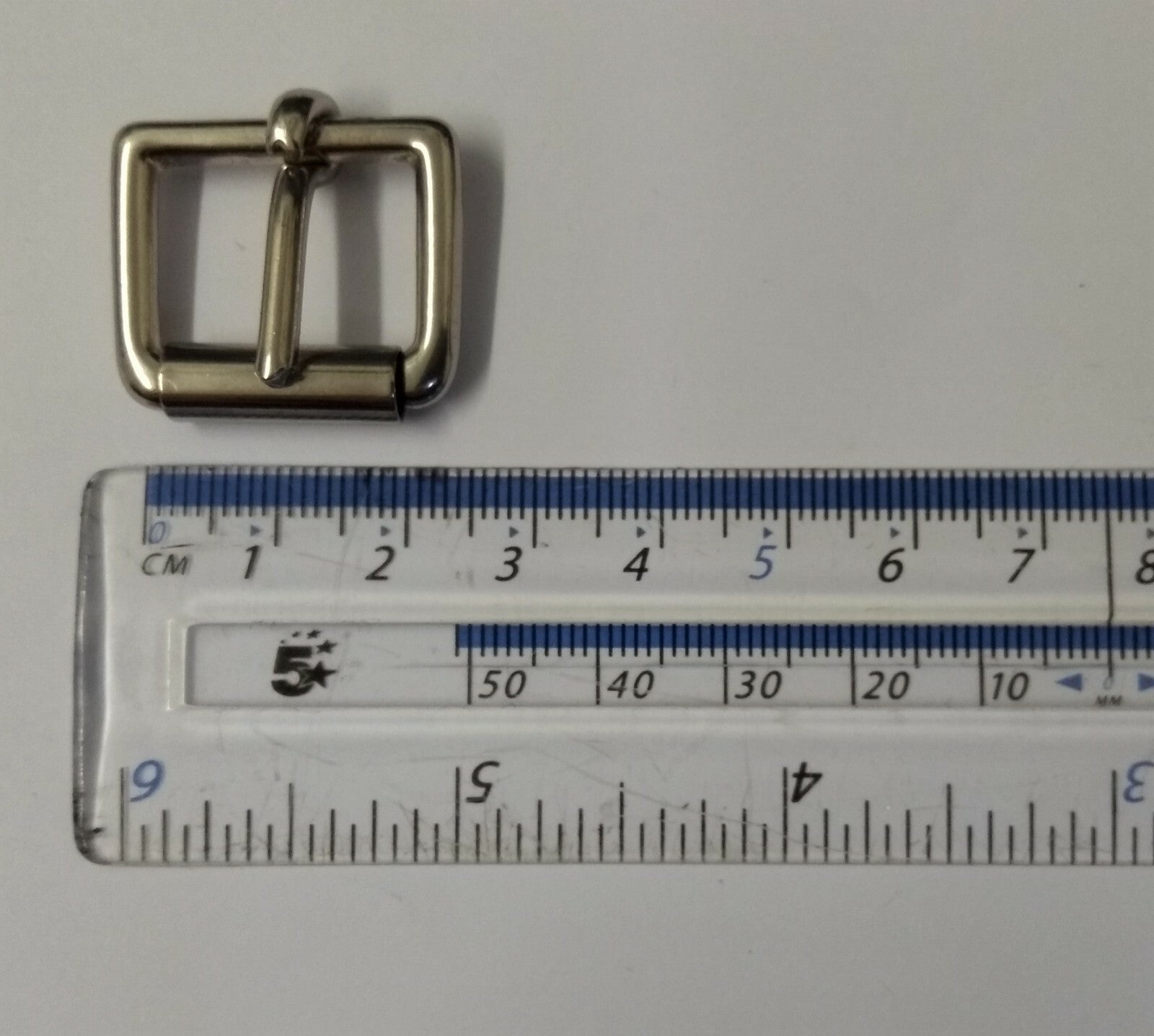 Vintage 3/4" FN Type Holster Buckle Chrome Roll Type British x 2 NEW