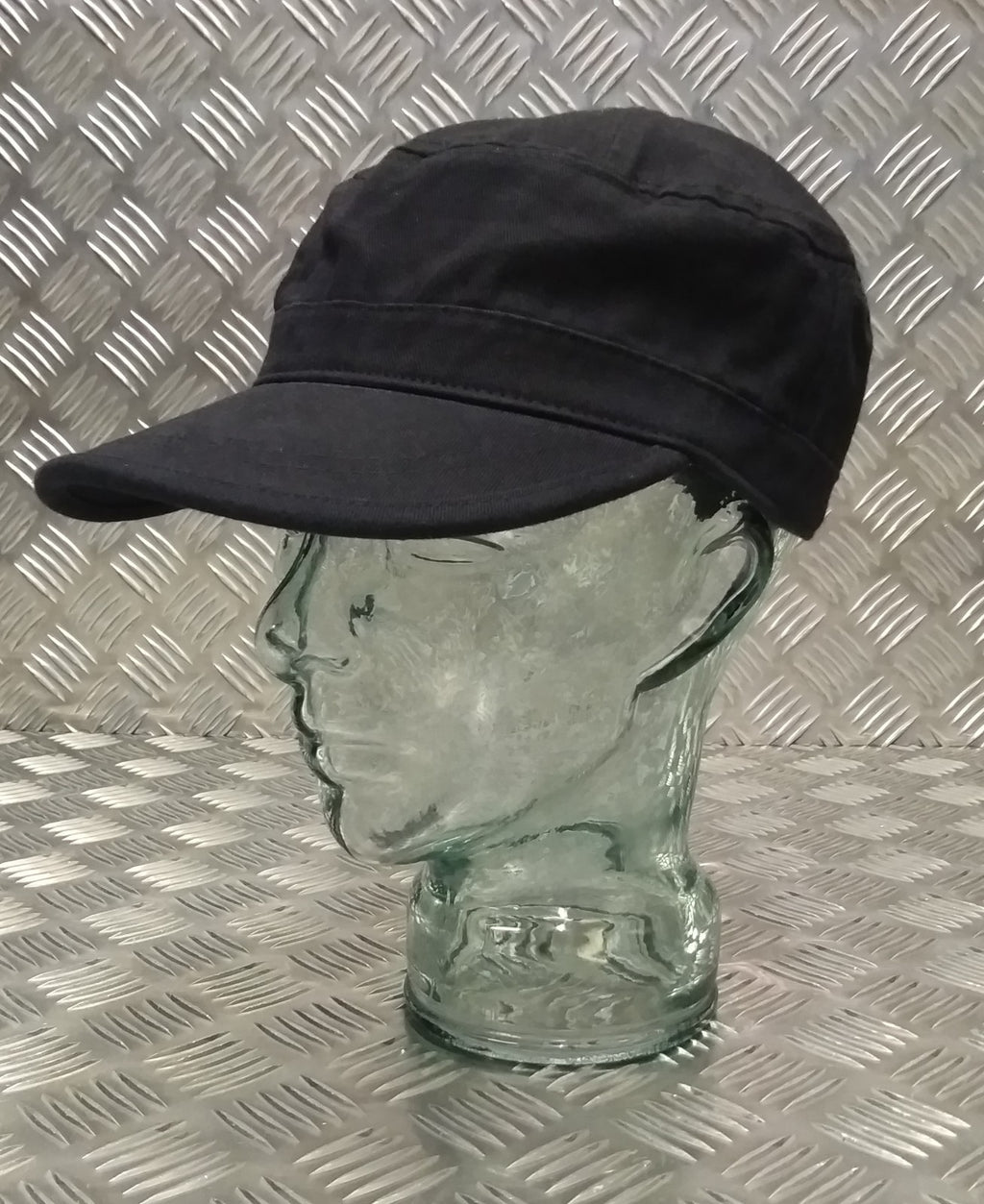 100% Cotton Military Type Stealth Special Ops Crap / Patrol Hat / Cap Black NEW