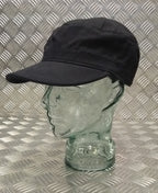 100% Cotton Military Type Stealth Special Ops Crap / Patrol Hat / Cap Black NEW