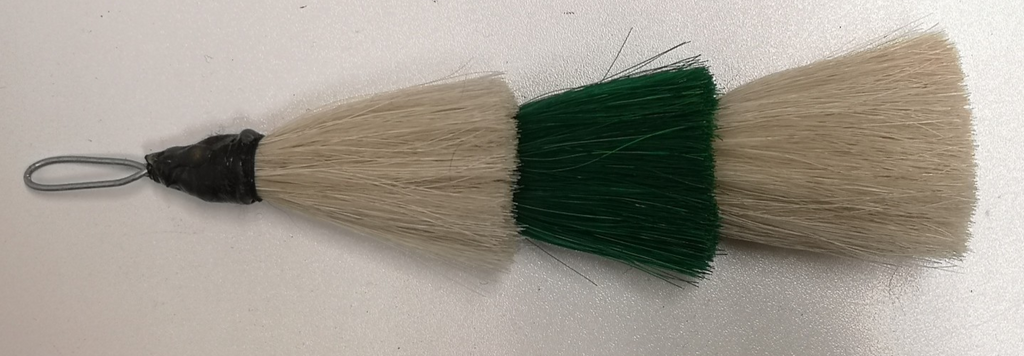 Welsh Guards Other Ranks Horse Hair White & Green Plume / Hackle