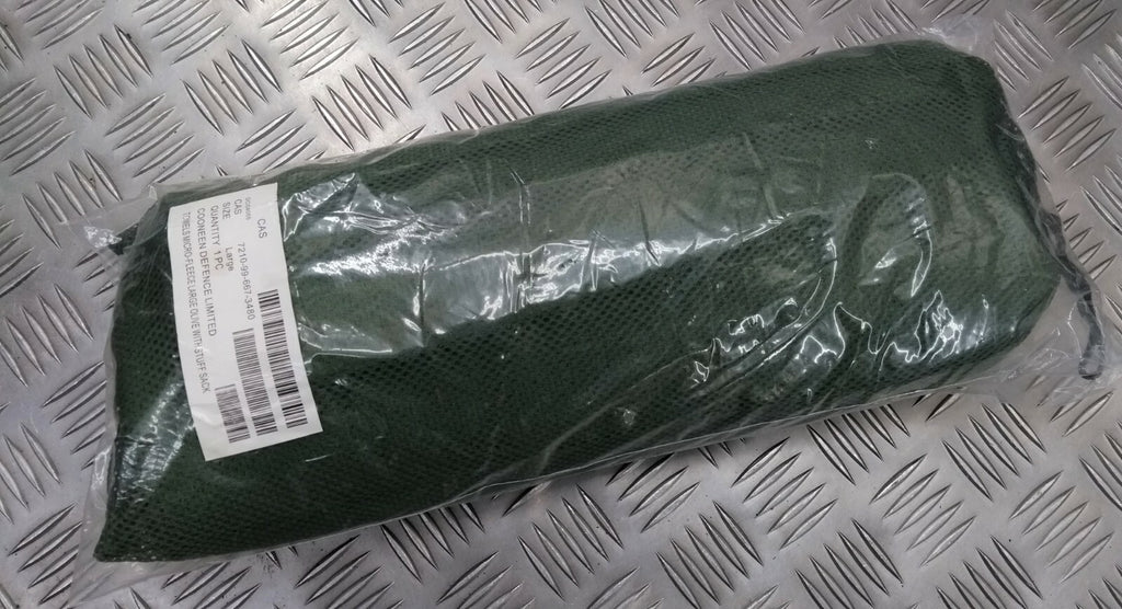 British Military Micro Fleece Olive Towel And Stuff Sack Medium - NEW