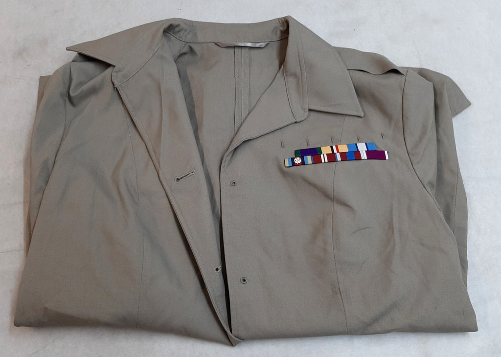 No6 Dress Jacket Woman's British Army Stone Uniform No Buttons 104cm Marked