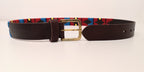 Royal Artillery RA Leather Polo Belt with Brass Buckle