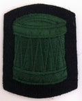 Genuine British Army Issue Subdued Drummer D/MJR Embroidered Badge ASPS41