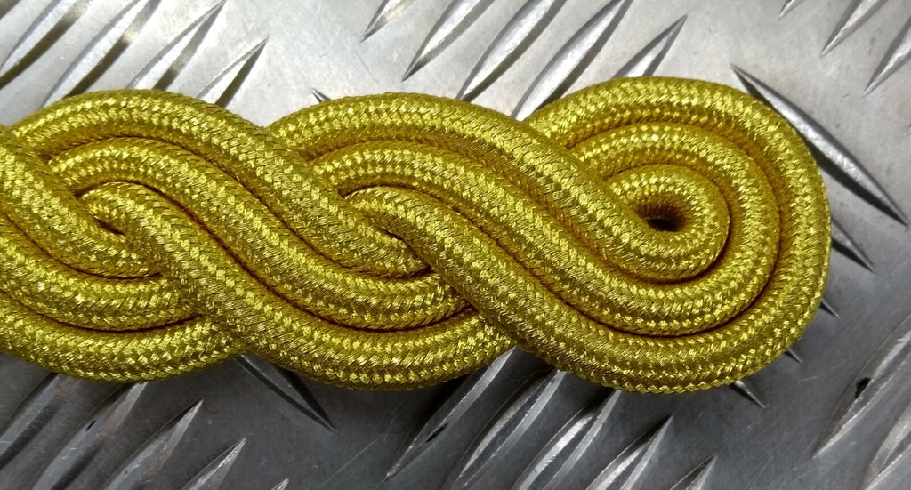 Genuine Issue No Rank Gold Wire Ceremonial Braided Shoulder Boards