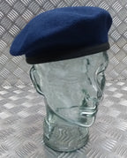 Abu Dhabi Beret Mid Blue Hobson of England Lined Wool Uniform Cap New Old Stock