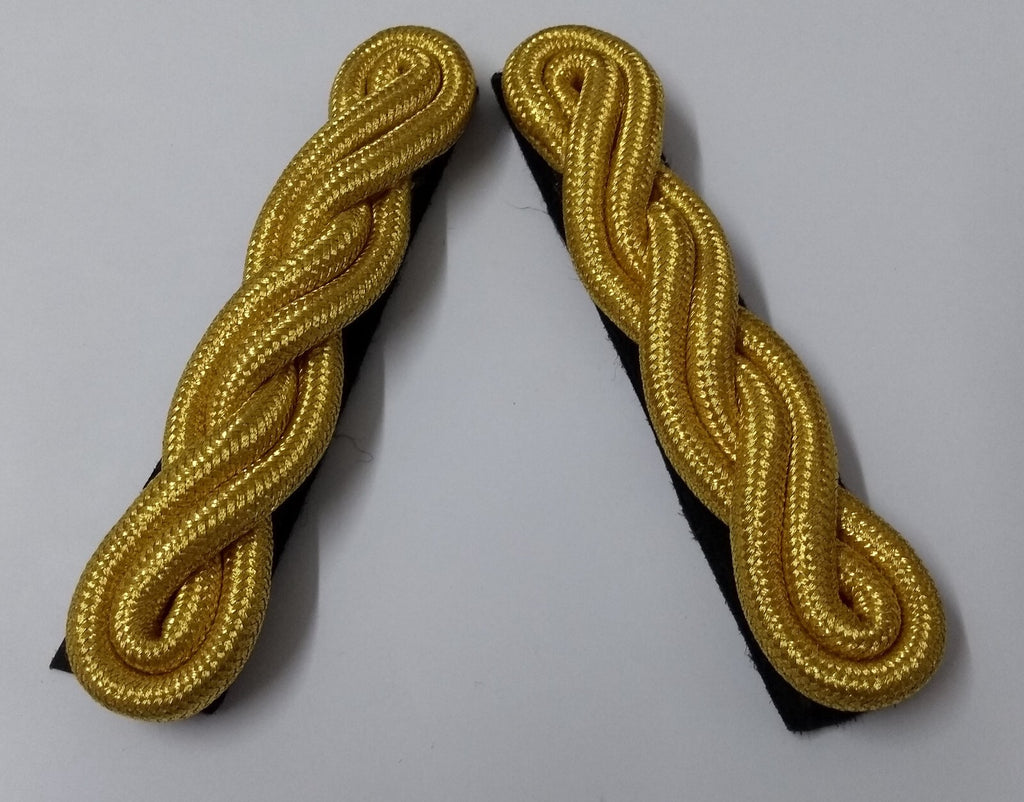 Shoulder Cords Gold Ceremonial Parade Issue No Insignia Made in the UK