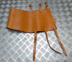 Side Drum Apron British Army Issue Brown Leather For Musicians & bands