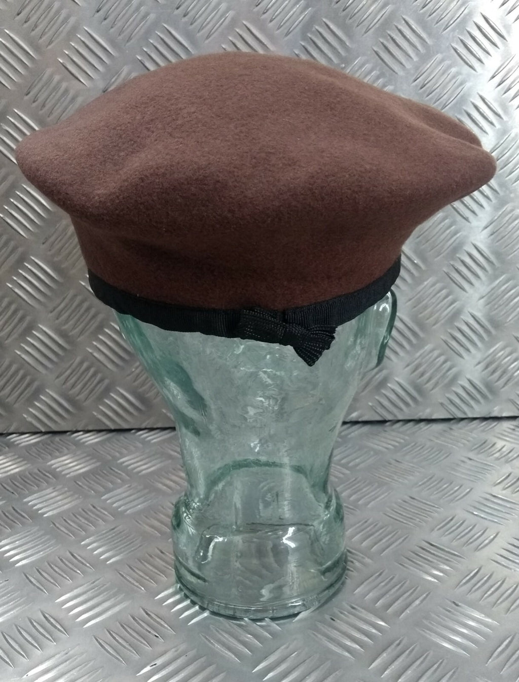Brown Beret Service Dress Hobson of London Mil-Spec Lined Wool New Old Stock