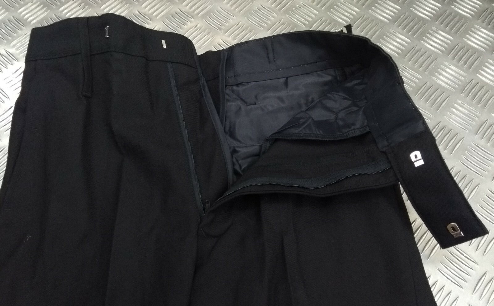 British Royal Navy RN Class II Black Bell Bottom Sailors Trouser 80/76/92cm